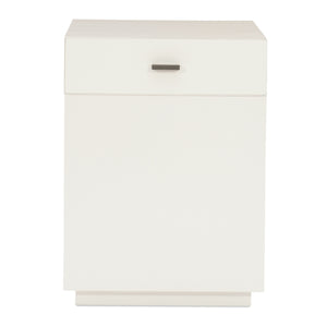   White 1-Drawer End Table | Oroa.com