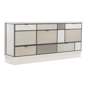   Checkerboard Glass 8-Drawer Sideboard | Oroa.com