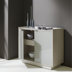   Gray 2-Door Chest | Oroa.com