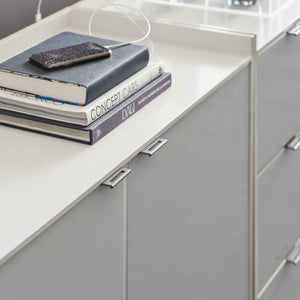   Gray 2-Door Chest | Oroa.com
