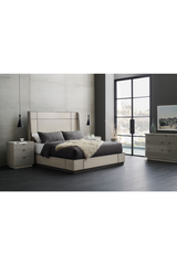 Ash Taupe Modern Nightstand | Caracole Expressions | Oroa.com