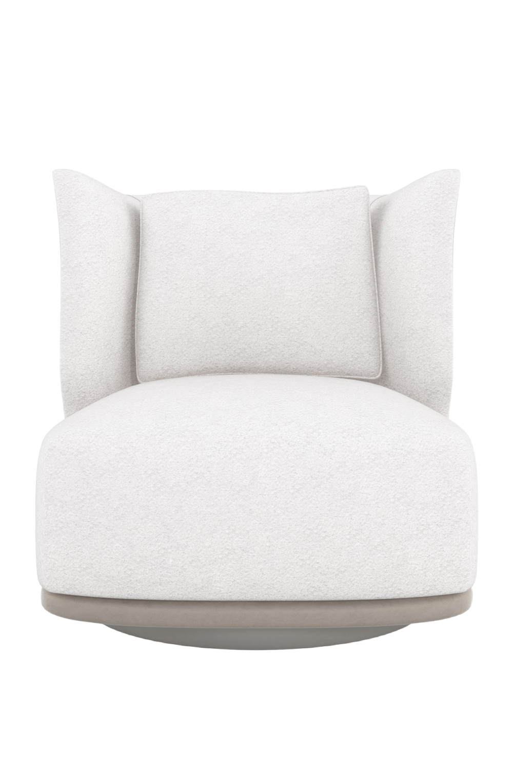 Boucle Swivel Chair Seville