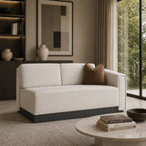 Twill Right-Armed Loveseat | Caracole La Moda