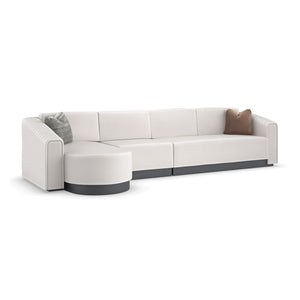   Twill Right-Armed Loveseat | Oroa.com
