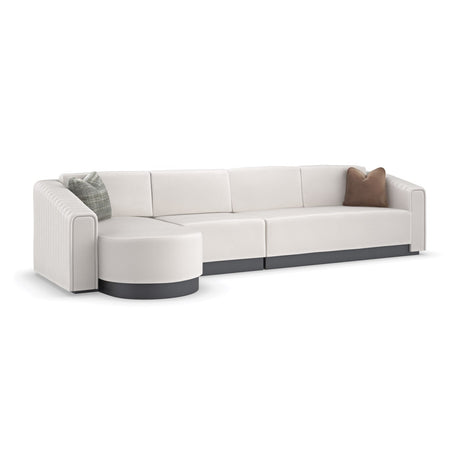 Twill Right-Armed Loveseat | Caracole La Moda