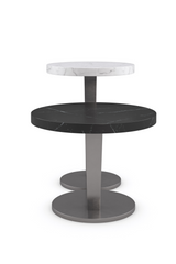 White Marble Spot Table | Caracole La Moda | Oroa.com