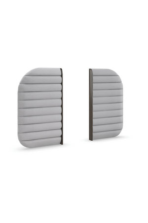 Gray Channeled Bed Side Panels | Caracole La Moda | Oroa.com