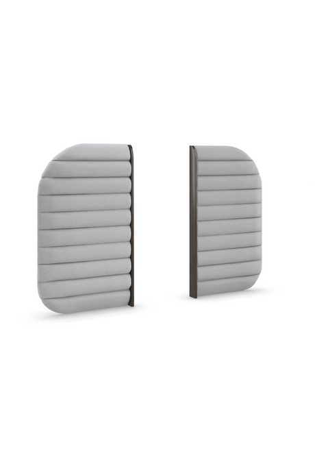 Gray Channeled Bed Side Panels | Caracole La Moda | Oroa.com