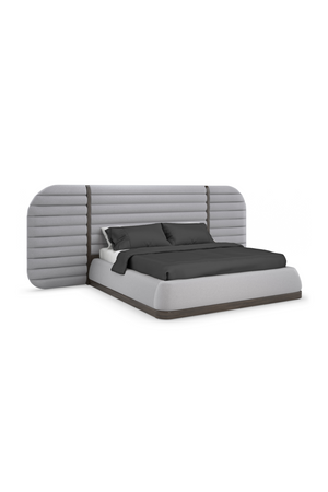 Gray Channeled Bed Side Panels | Caracole La Moda | Oroa.com