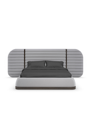Gray Channeled Bed Side Panels | Caracole La Moda | Oroa.com