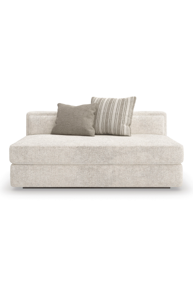 Cream Minimalist Sectional Sofa | Caracole Unity | Oroa.com
