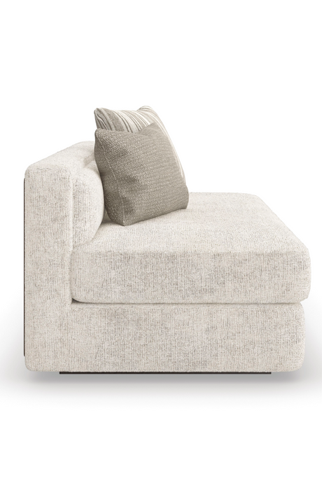 Cream Minimalist Sectional Sofa | Caracole Unity | Oroa.com