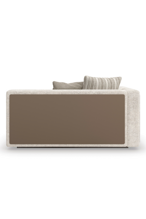 Cream Minimalist Sectional Sofa | Caracole Unity | Oroa.com