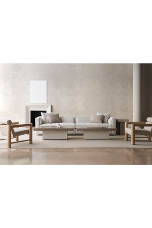 Cream Minimalist Sectional Sofa | Caracole Unity | Oroa.com