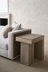 Cream Minimalist Sectional Sofa | Caracole Unity | Oroa.com