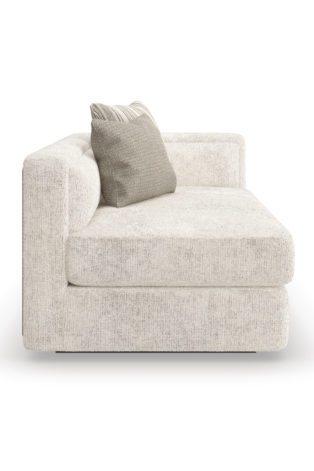Cream Minimalist Sectional Sofa | Caracole Unity | Oroa.com
