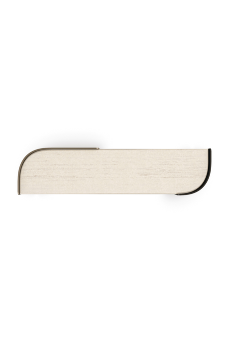 Cream Travertine Modern Desk | Caracole Movement | Oroa.com