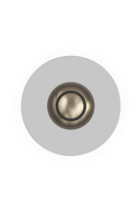 Bronze Sculpture Base Side Table | Caracole Dissonance | Oroa.com