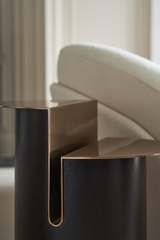 Bronze Split-Top Side Table | Caracole Discord | Oroa.com
