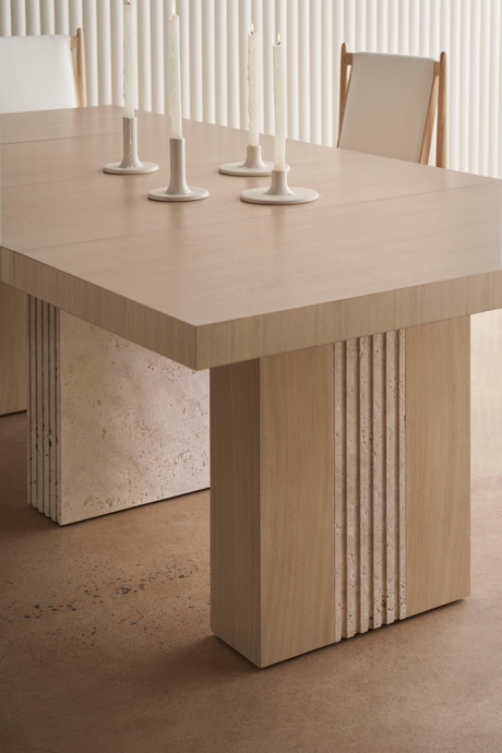 Oak Extendable Modern Dining Table | Caracole Unity | Oroa.com