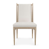 Bouclé Ivory Dining Chair | Caracole Unity
