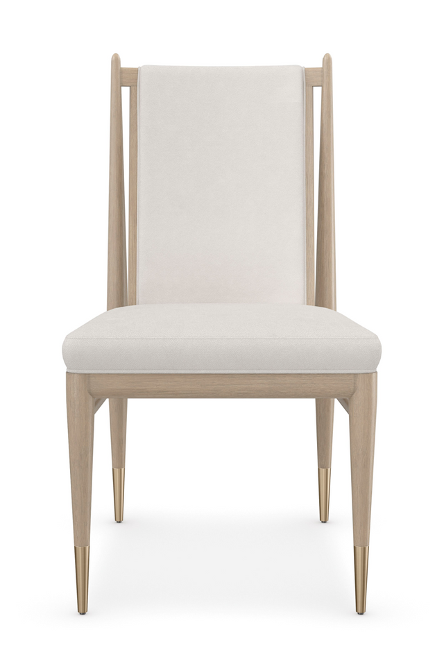Bouclé Ivory Dining Chair | Caracole Unity | Oroa.com