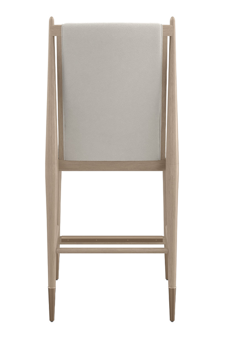 Ivory Bouclé Counter Stool | Caracole Unity | Oroa.com