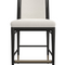 Ivory Bouclé Counter Stool | Caracole Unity | Oroa.com