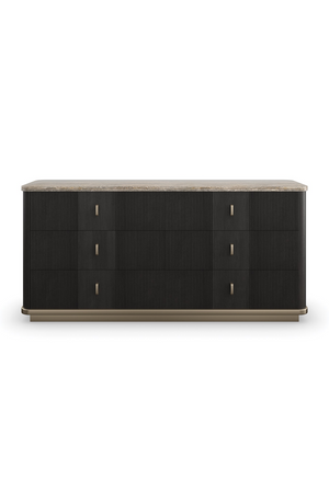 Black Ash 6-Door Dresser | Caracole Rhythm | Oroa.com