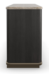 Black Ash 6-Door Dresser | Caracole Rhythm | Oroa.com