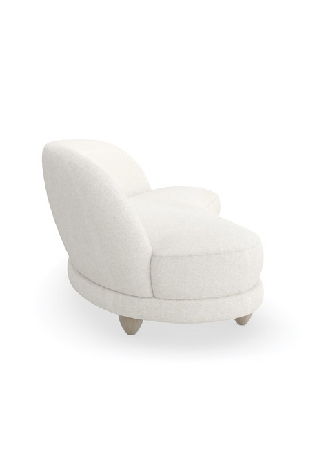 Bouclé Serpentine Sofa | Caracole Tulum | Oroa.com