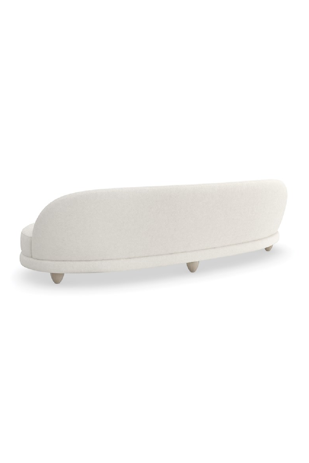 Bouclé Serpentine Sofa | Caracole Tulum | Oroa.com