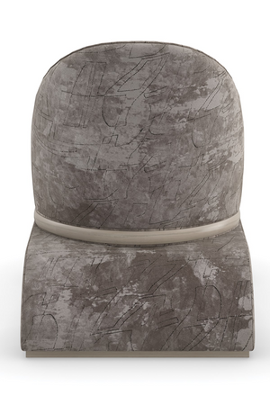 Ball Feet Velvet Accent Chair | Caracole Bora Bora | Oroa.com