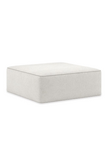 White Welted Sectional Sofa | Caracole Marbella | Oroa.com