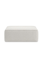 White Welted Sectional Sofa | Caracole Marbella | Oroa.com