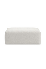 White Welted Sectional Sofa | Caracole Marbella | Oroa.com