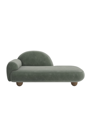 Green Velvet Chaise Lounge | Caracole Cypress | Oroa.com