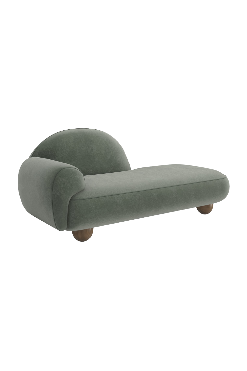Green Velvet Chaise Lounge | Caracole Cypress | Oroa.com