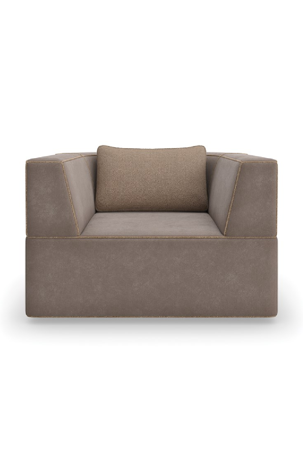 Warm Gray Lounge Chair | Caracole Marbella | Oroa.com