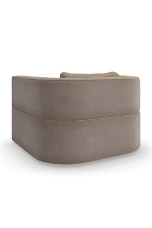 Warm Gray Lounge Chair | Caracole Marbella | Oroa.com