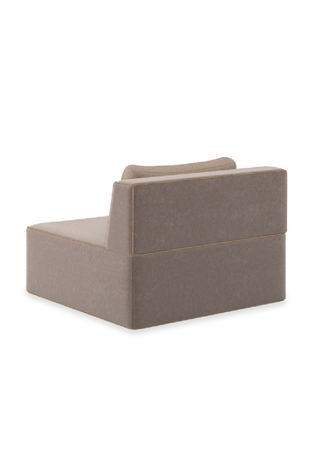 Brown Welted Sectional Sofa | Caracole Marbella | Oroa.com