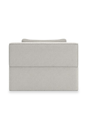 White Welted Sectional Sofa | Caracole Marbella | Oroa.com