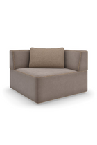 Brown Welted Sectional Sofa | Caracole Marbella | Oroa.com