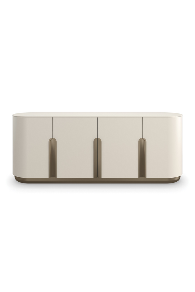 Bronze Hardware 4-Door Sideboard | Caracole Tangier | Oroa.com