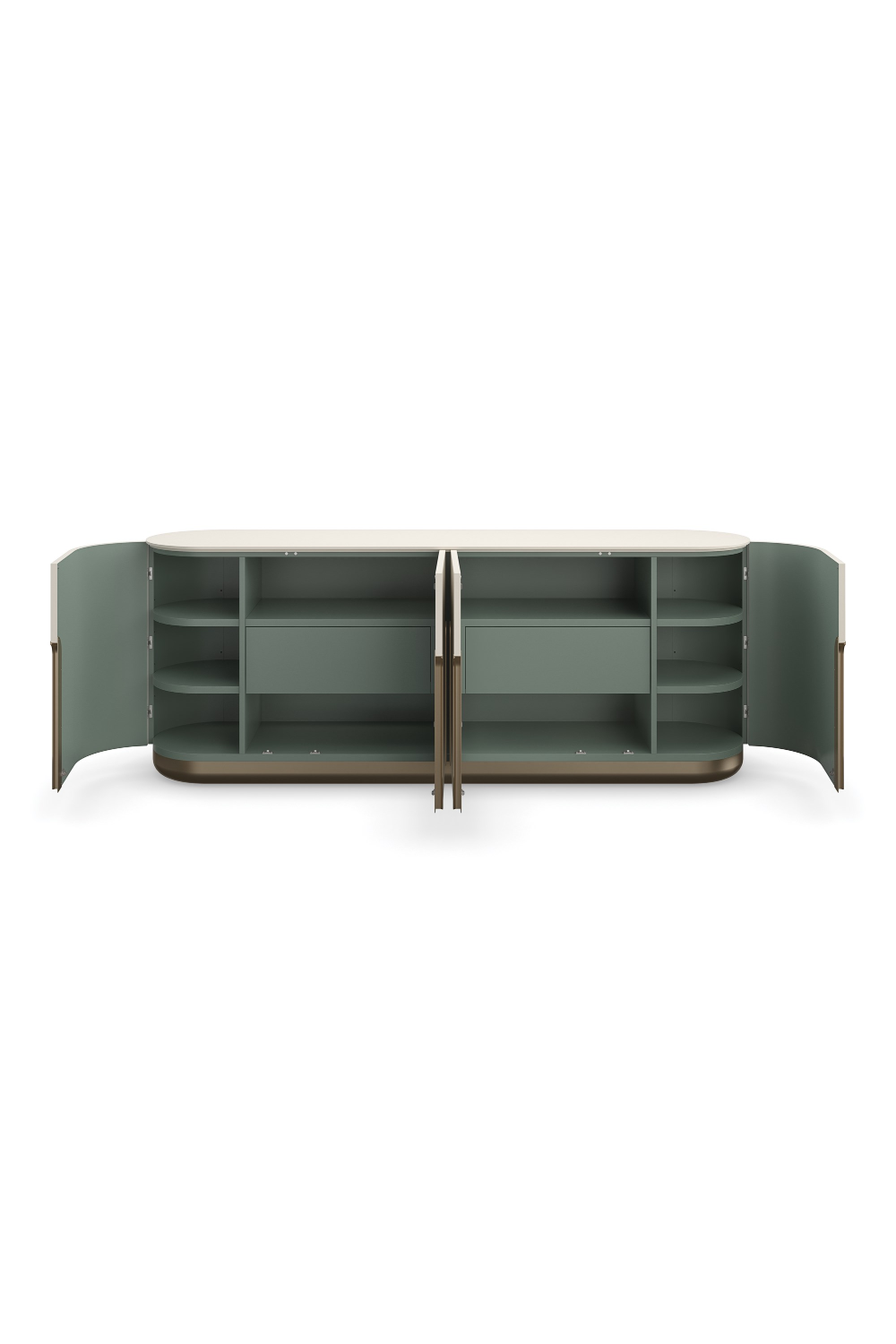 Bronze Hardware 4-Door Sideboard | Caracole Tangier | Oroa.com