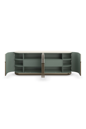 Bronze Hardware 4-Door Sideboard | Caracole Tangier | Oroa.com