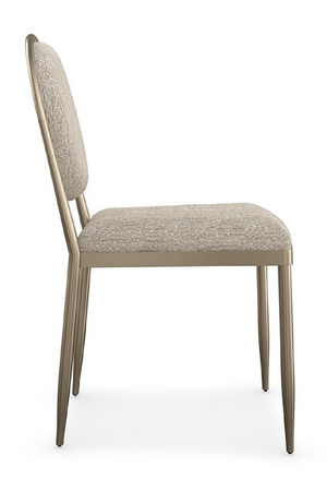 Oval-Back Bouclé Dining Chairs (2) | Caracole Capri | Oroa.com