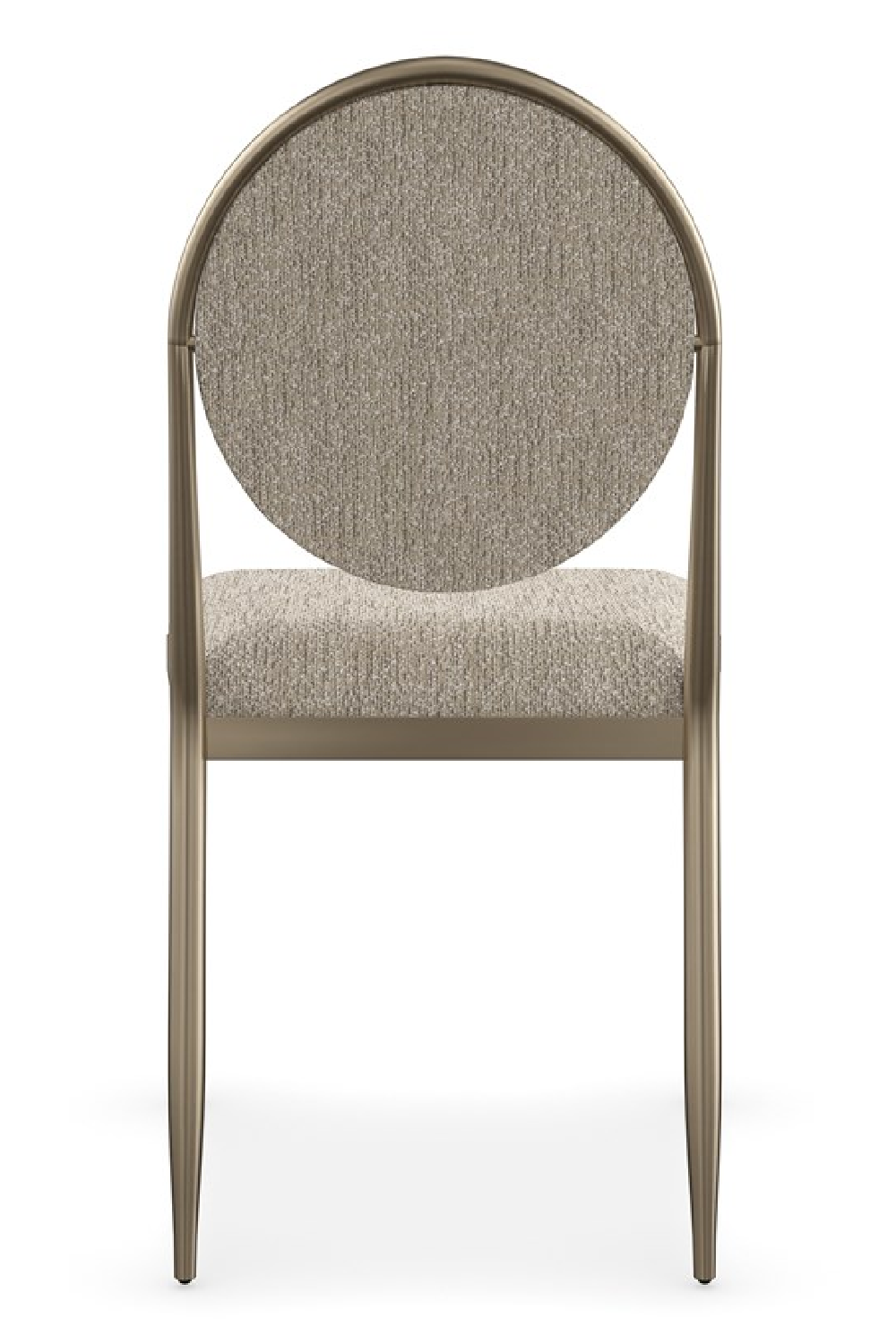 Oval-Back Bouclé Dining Chairs (2) | Caracole Capri | Oroa.com