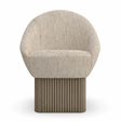 Upholstered Swivel Dining Chair | Caracole Palma | Oroa.com