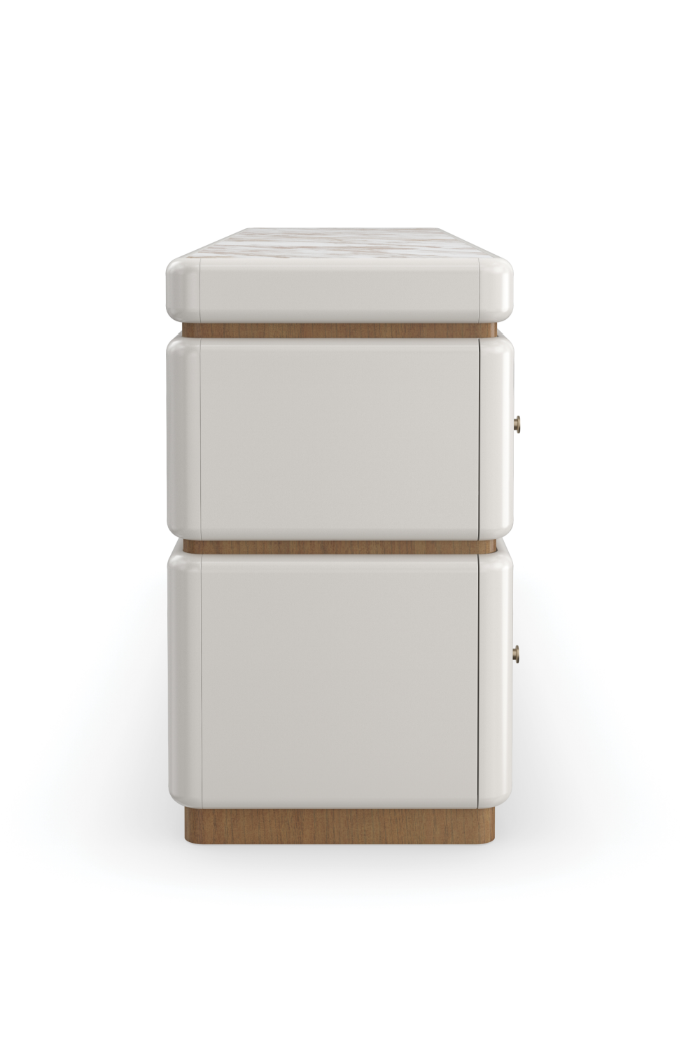 White 4-Drawer Dresser | Caracole Milos | Oroa.com